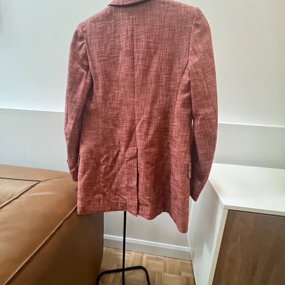 ARITZIA – Wilfred Margaux Tweed Blazer – Guava Pink – Size 0 - Picture 2 of 4
